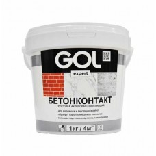 Бетонконтакт грунтовка акриловая интерьерная сцепляющая GOLexpert 1,5кг